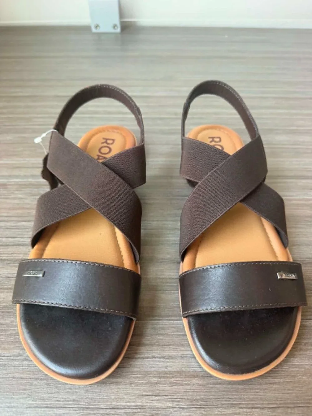 ROAN BY BED STU Theodora Sandals Leather Women $120 in Brown
